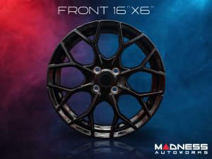 FIAT 124 Custom Wheels - KUHLFX - Estremo Nero - Set of 4 - 16"/ 17"